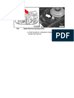 F34 Brake Fluid Level Warning Switch: in Fresh Air Plenum, Component of Brake Fluid Master Cylinder Fluid Reservoir