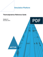 SimCentral Simulation Platform Thermodynamics Reference Guide