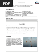 Diferencia Entre Combistibles Alcanos Alquenos y Alquinos F