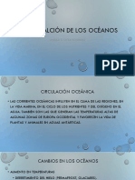 La Circualción de Los Océanos: Unidad 5: Oceanografía