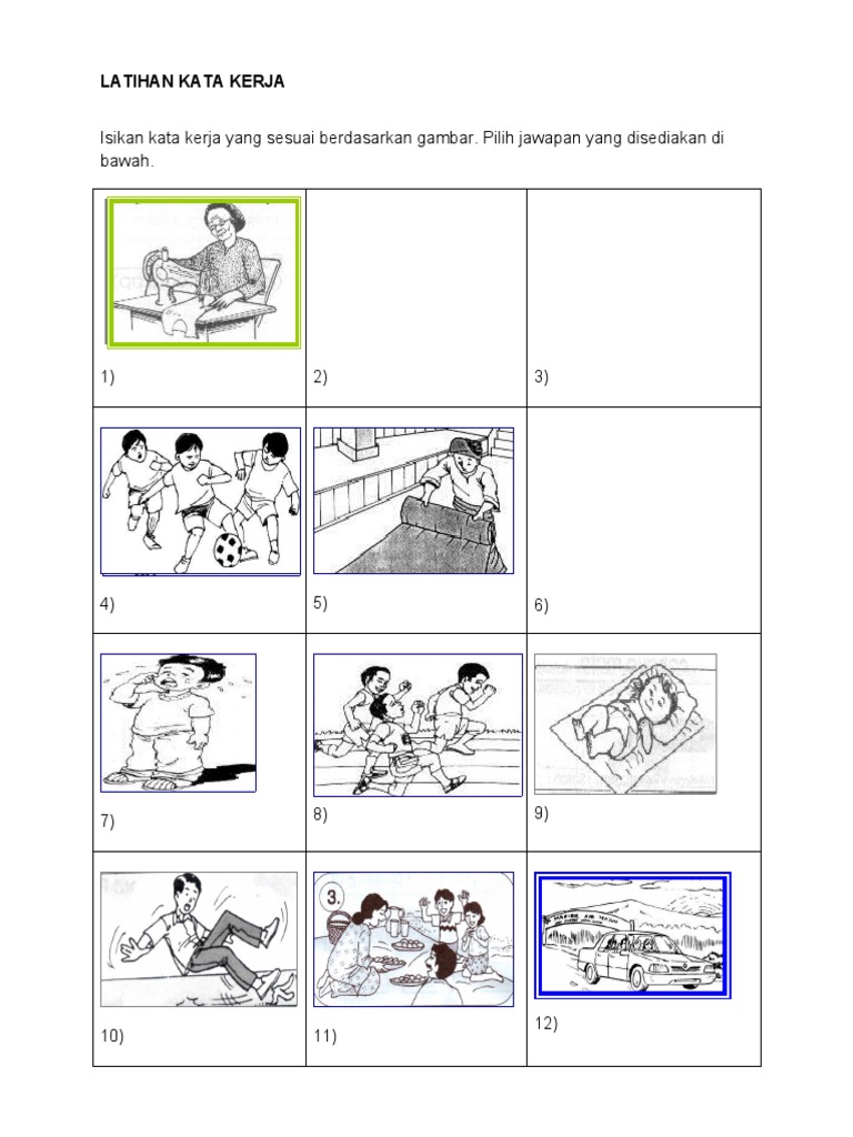 Latihan Kata Kerja Pdf