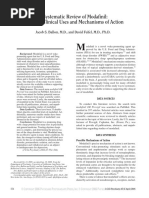 A Systematic Review of Modafinil. Potential Clinical Uses & Mechanisms of Action