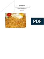 Procedure Text How To Make Fried Rice and Avocado Juice Mayang Herminingtyas Xii Mipa 3
