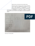 Ejercicios Primer Parcial Investigacion de Operaciones