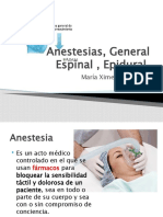 Anestesia Espinal , Epidural