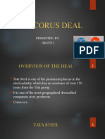 Tata Corus Deal: Presented by Group 3