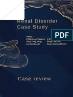 Renal Disorder Case Study