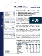 Bumi Serpong Damai: Solid Marketing Sales Achievement