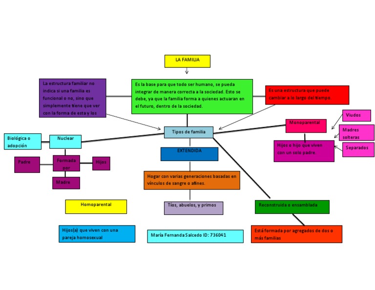 Mapa Conceptual Sobre La Familia | PDF