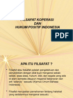 Filsafat Koperasi Dan Hukum Positif Indonesia