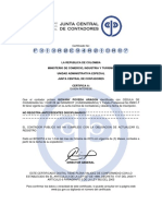 Certificado Contador