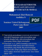 ARTIKEL - Pengaruh Karakteristik CG Terhadap Struktur Modal (Revisi) by Andhika S