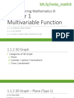 Civil Engineering Mathematics III: 3D Graphs and Multivariable Functions