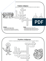 Actividad Crucigrama Indígenas