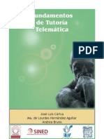 Fundamentos de La Tutoria Telematica