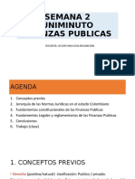Fundamentos Constitucionales y Legales de Las Finanzas Publicas en Colombia