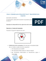 Operatividad entre conjuntos matematica