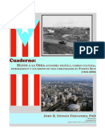 CUADERNO-Manos A La Obra - Economía Política, Cambio Cultural, Demográfico y Los Modos de Vida Urbanizados en Puerto Rico-1945-2000 PDF