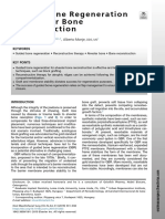 Guidedboneregeneration Inalveolarbone Reconstruction: Istvan A. Urban,, Alberto Monje