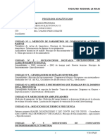 Programa Analítico 2020: Medidas Electrónicas Ii Ing. Jorge Conci Ing. Chahin Pedro Rearte