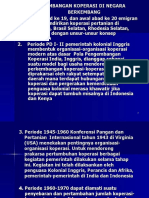 Perkembangan Koperasi Dinegara Berkembang