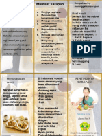 Leaflet Pentingnya Sarapan