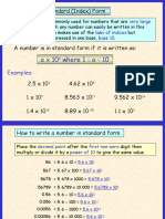 Standard Index Form