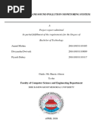 IOT BASED AIR AND SOUND POLLUTION MONITORING SYSTEM REport