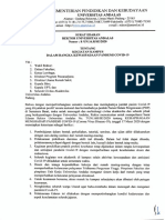 SE Rektor Unand TTG Kewaspadaan Pandemi COVID-19 PDF