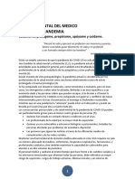 Salud Mental Del Medico en La Pandemia PDF