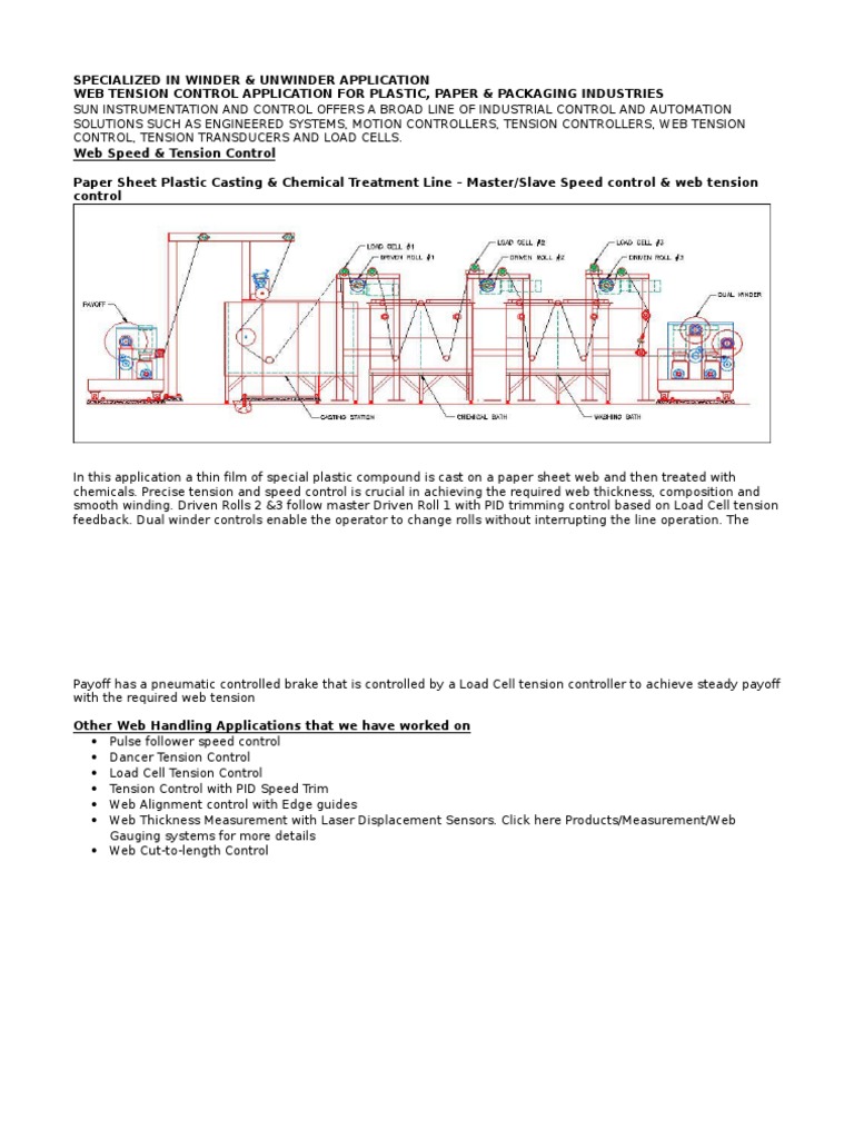 Winder & Unwinder Tension Control Solutions | PDF | Automation ...