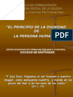 Principio de La Dignidad de La Persona