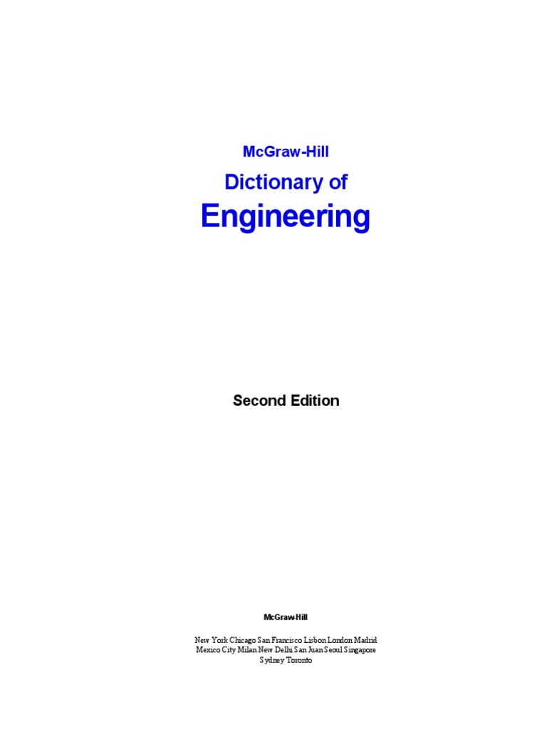 Diccionario de Ingenieria McGRAW HILL, PDF, Throttle