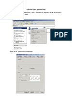 Calibración Papel Impresora Label EPSON L90