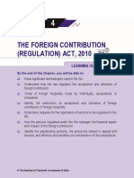 The Foreign Contribution (Regulation) Act, 2010: by The End of This Chapter, You Will Be Able To
