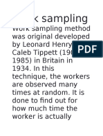 Work sampling(POM)B.com4.docx