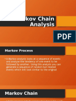 Markov Chain Analysis by Midhun N Madhav