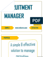 Recruitment Manager: Simple Effective