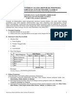 Formulir Peminatan PPDB MAN 1 Sambas TP 2020/2021