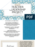 Teacher Leadership Project Without Videos