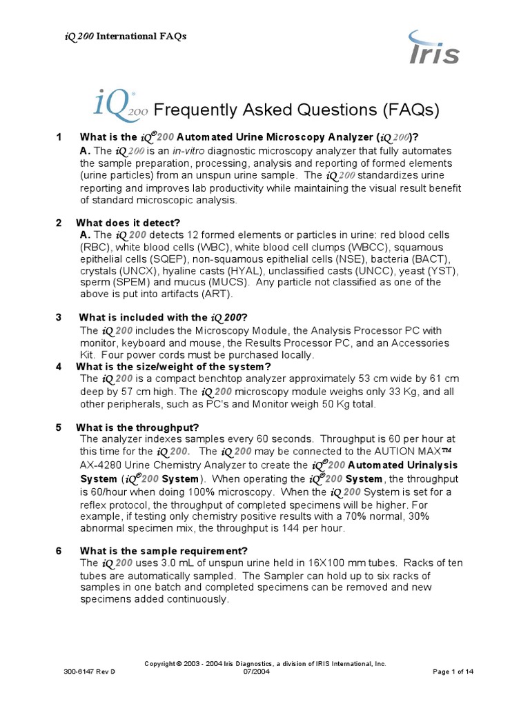 Iq Questions PDF | PDF | Compact Disc | White Blood Cell