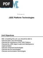 J2EE Platform Technologies: Welcome To