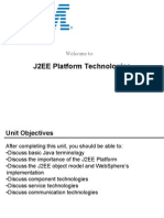 J2EE Platform Technologies: Welcome To
