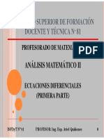 06 - Ecuaciones Diferenciales de Primer Orden - Primera Parte PDF