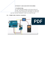 I. Title of The Project: Gas Leak Detector Using Arduino II. Statement of Operation