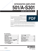 Yamaha A-S301 Service Manual PDF
