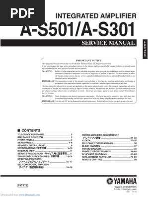 A-S301/A-S501 Service Manual | PDF | Solder | Tin