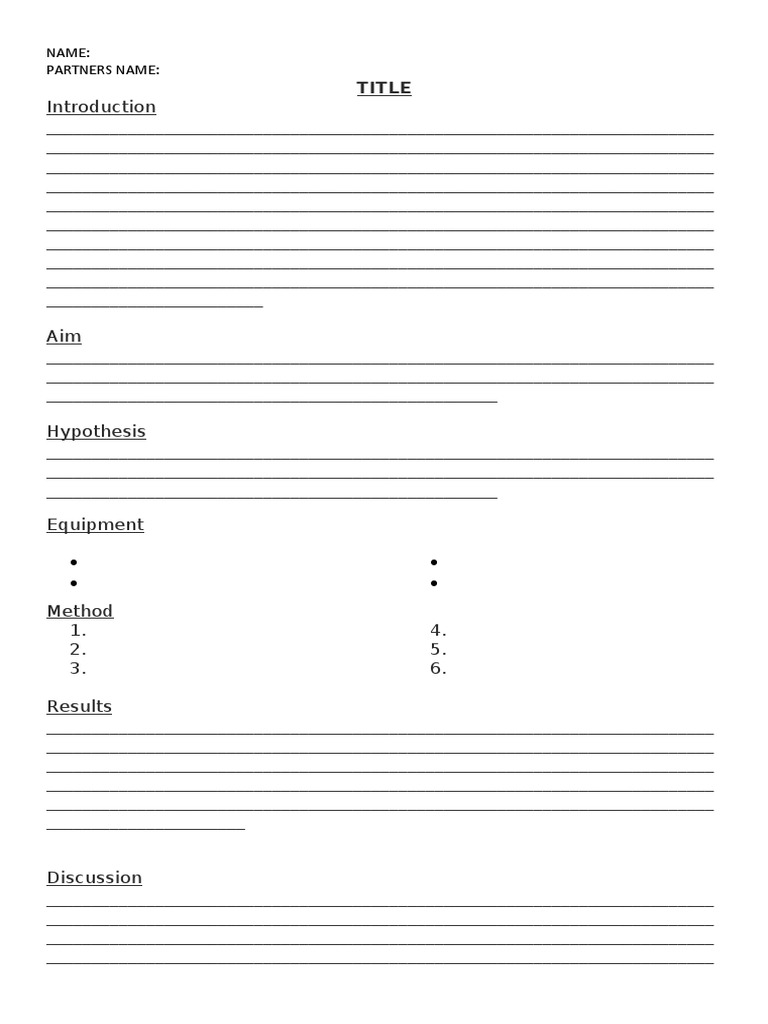 Research Project Structure Guide | PDF | Science | Epistemology