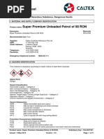 Super Premium Unleaded Petrol of 98 RON-SDS PDF