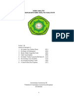 Dasar-Dasar Kimia Analitik Kualitatif - 1 B - KELOMPOK 2